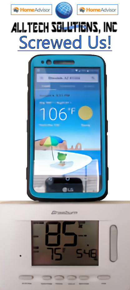 ALLTECH SOLUTIONS SCREWED US! Indoor 85 Outdoor 106