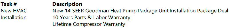 Description of AC Unit 800x100